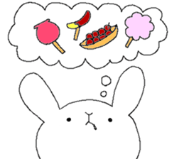 Mr. rabbit and summer sticker #6742080