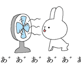 Mr. rabbit and summer sticker #6742082