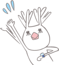 Sweetie birdie rabbit 2 sticker #6743057