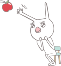 Sweetie birdie rabbit 2 sticker #6743064