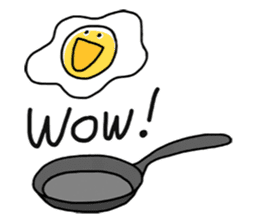 Happy Fried Egg sticker #6743182