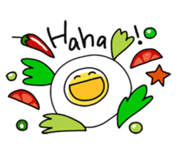 Happy Fried Egg sticker #6743192