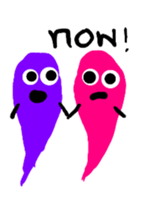 Happy little ghost sticker #6743328