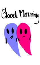 Happy little ghost sticker #6743337