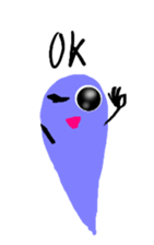 Happy little ghost sticker #6743350