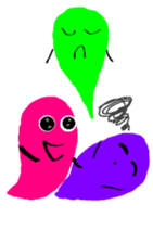 Happy little ghost sticker #6743354