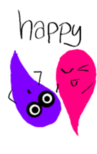 Happy little ghost sticker #6743355