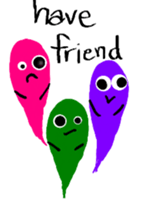 Happy little ghost sticker #6743356