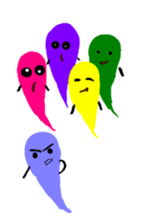 Happy little ghost sticker #6743362