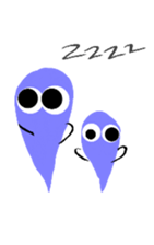 Happy little ghost sticker #6743366