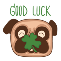 What the Pug? sticker #6743535