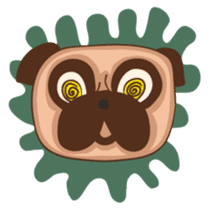 What the Pug? sticker #6743546