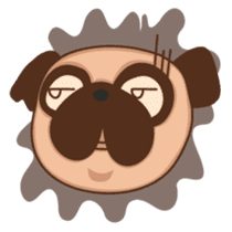 What the Pug? sticker #6743550