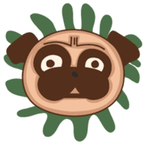 What the Pug? sticker #6743554