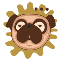 What the Pug? sticker #6743561