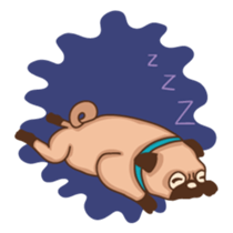 What the Pug? sticker #6743562