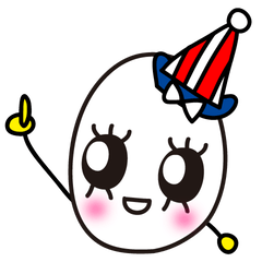 Kawaii Cute Useful boiled egg sticker