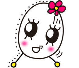 Kawaii Cute Useful boiled egg sticker sticker #6743729
