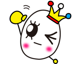 Kawaii Cute Useful boiled egg sticker sticker #6743732