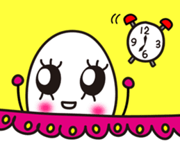 Kawaii Cute Useful boiled egg sticker sticker #6743733
