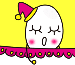 Kawaii Cute Useful boiled egg sticker sticker #6743734