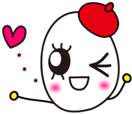 Kawaii Cute Useful boiled egg sticker sticker #6743736
