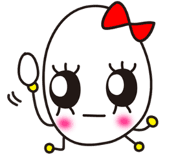 Kawaii Cute Useful boiled egg sticker sticker #6743741