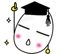 Kawaii Cute Useful boiled egg sticker sticker #6743744