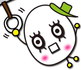Kawaii Cute Useful boiled egg sticker sticker #6743745