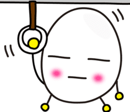 Kawaii Cute Useful boiled egg sticker sticker #6743746