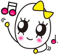 Kawaii Cute Useful boiled egg sticker sticker #6743751