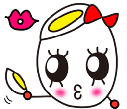 Kawaii Cute Useful boiled egg sticker sticker #6743752