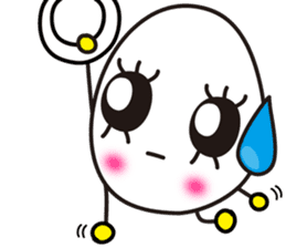 Kawaii Cute Useful boiled egg sticker sticker #6743753