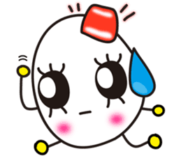 Kawaii Cute Useful boiled egg sticker sticker #6743754