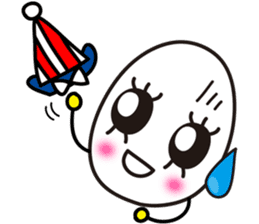 Kawaii Cute Useful boiled egg sticker sticker #6743762