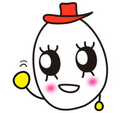 Kawaii Cute Useful boiled egg sticker sticker #6743764