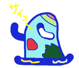 Strange microbes sticker #6743876