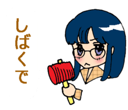 Kansai-ben with anime-faced school girls sticker #6743954