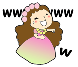 Hula 2 sticker #6744774