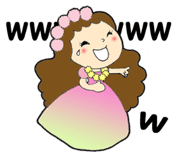 Hula 2 sticker #6744774