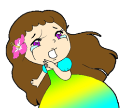 Hula 2 sticker #6744775