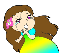 Hula 2 sticker #6744775