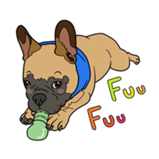French bulldog Friend 3 sticker #6745011