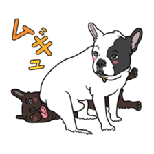 French bulldog Friend 3 sticker #6745037