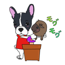 French bulldog Friend 3 sticker #6745042