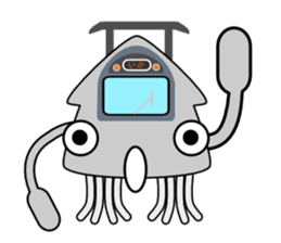 IKA(squid) Train sticker #6745088