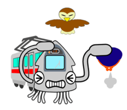 IKA(squid) Train sticker #6745113