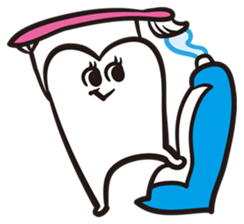 Mr. & Mrs. Cuddly Tooth sticker #6745368