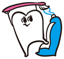 Mr. & Mrs. Cuddly Tooth sticker #6745368