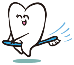 Mr. & Mrs. Cuddly Tooth sticker #6745369